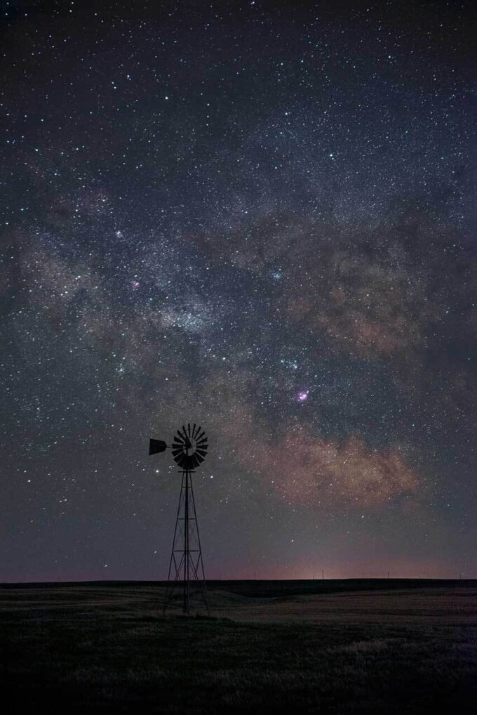 Pho bipc Norms Milky Way over Palouse